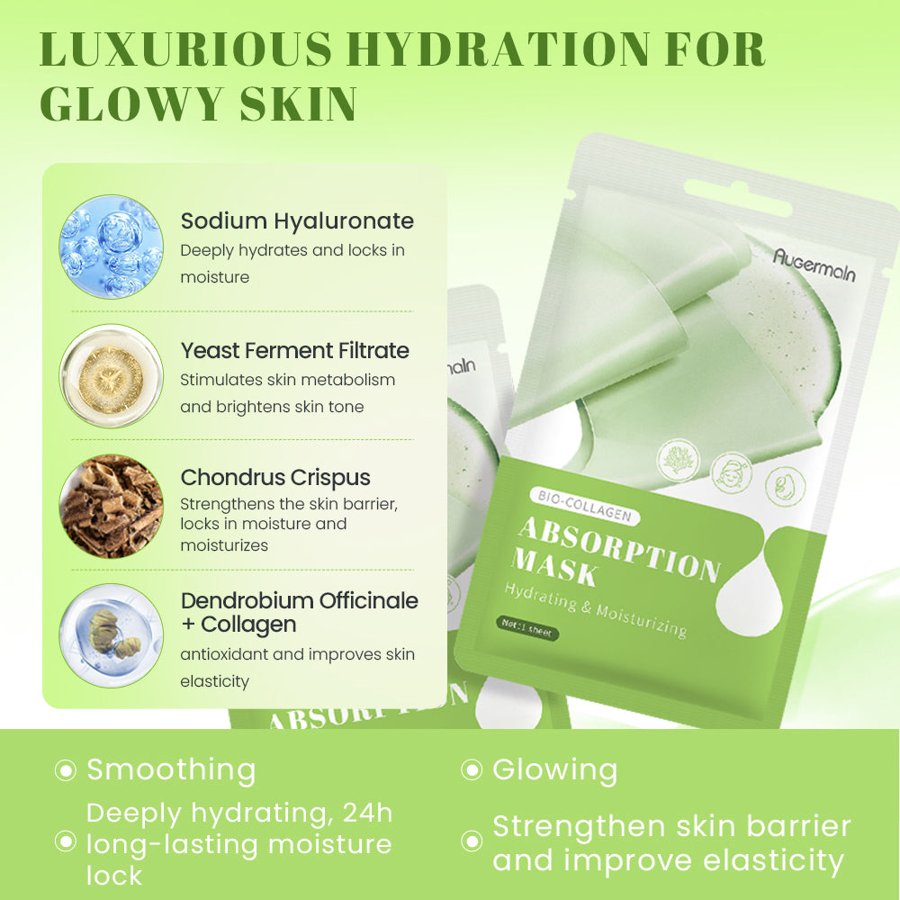 Night Hydrogel Collagen Face Mask(Pack of 4)