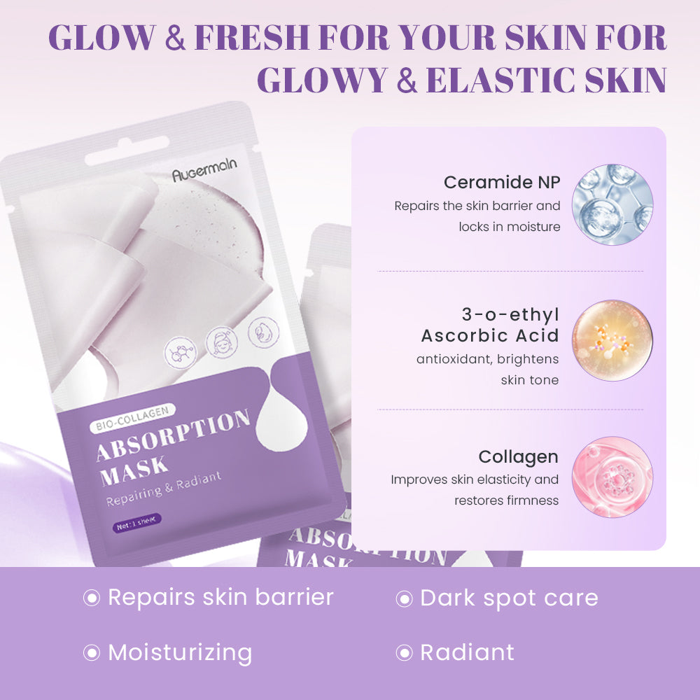 Night Hydrogel Collagen Face Mask(Pack of 4)